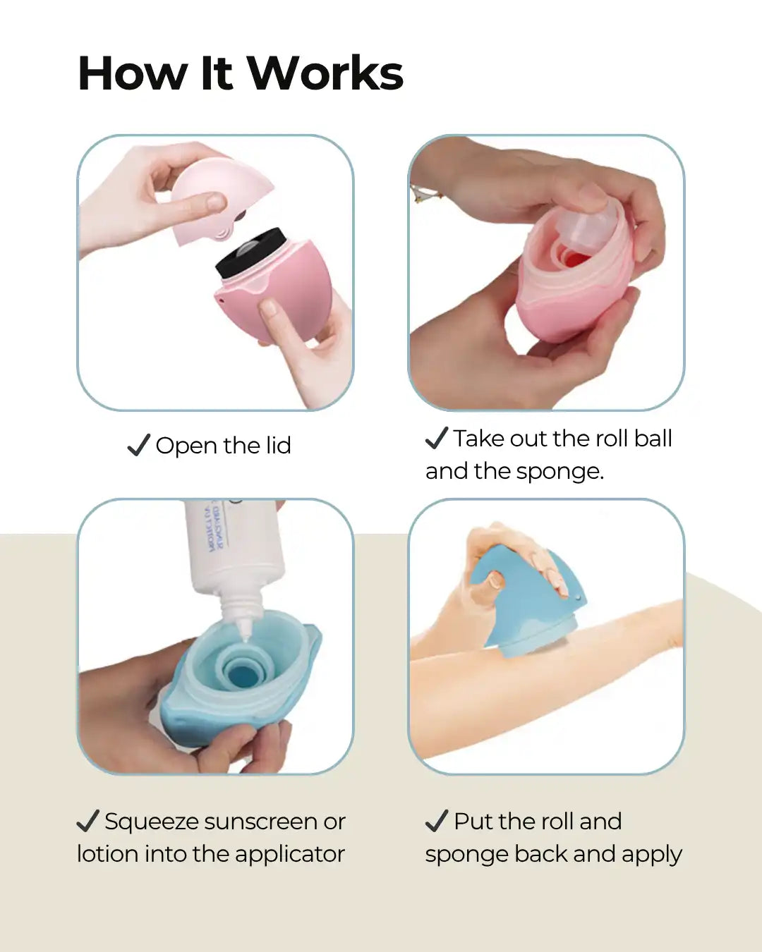 No-Mess Sunscreen Hack! ☀️